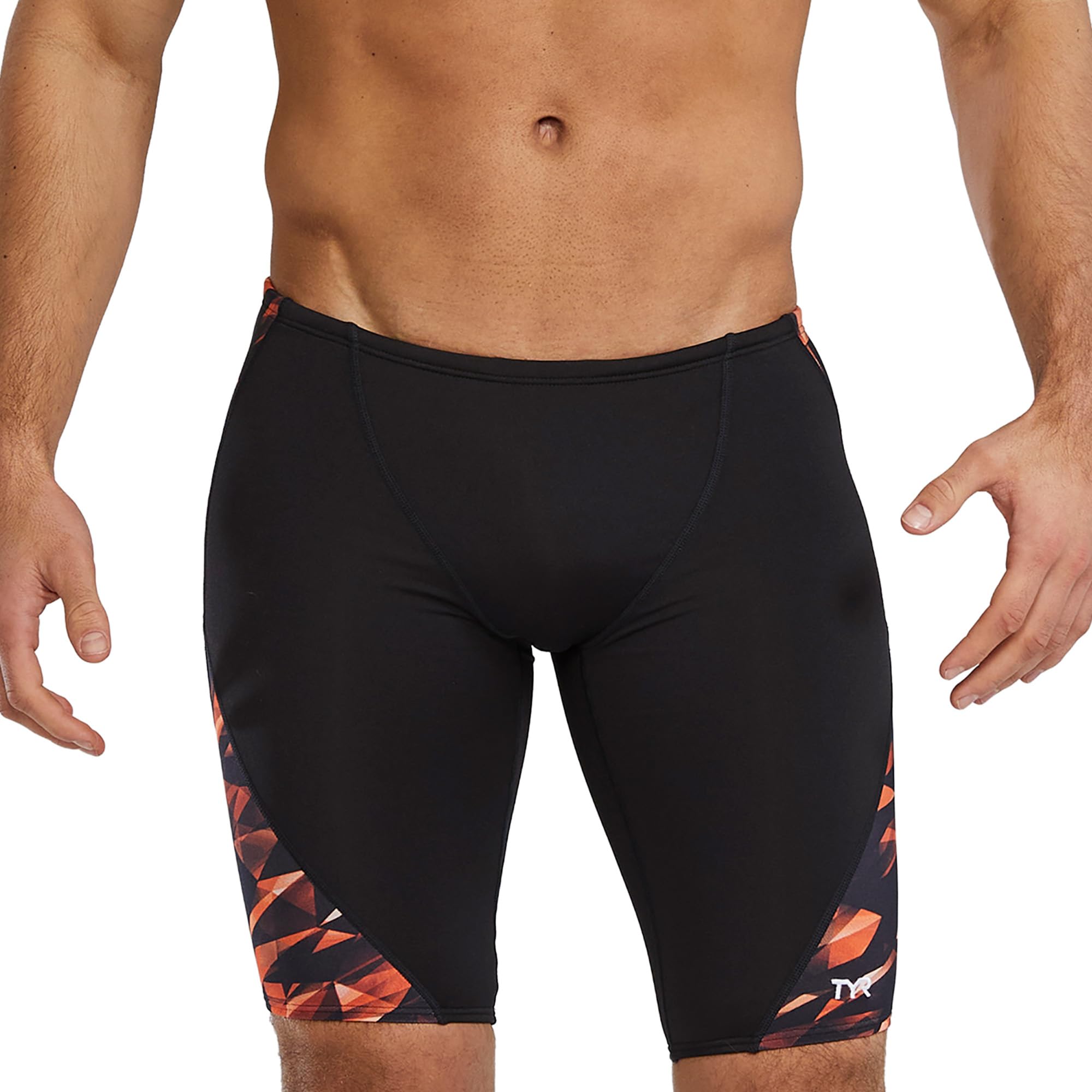 Tyr Men's Orange Triadic Durafast Elite Jammer