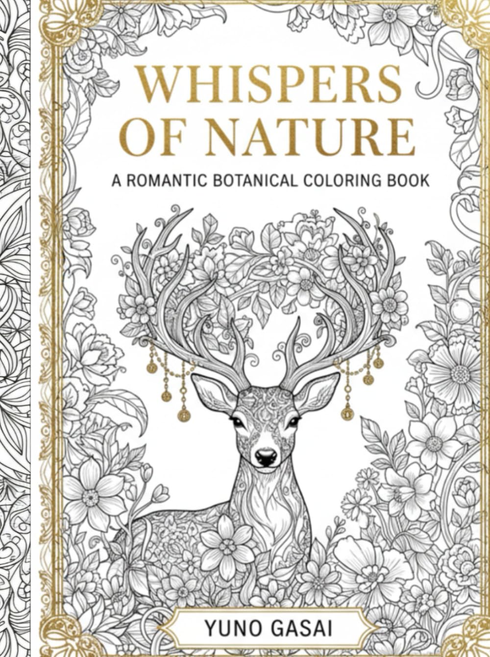 Whispers of Nature: A Romantic Botanical Coloring Book