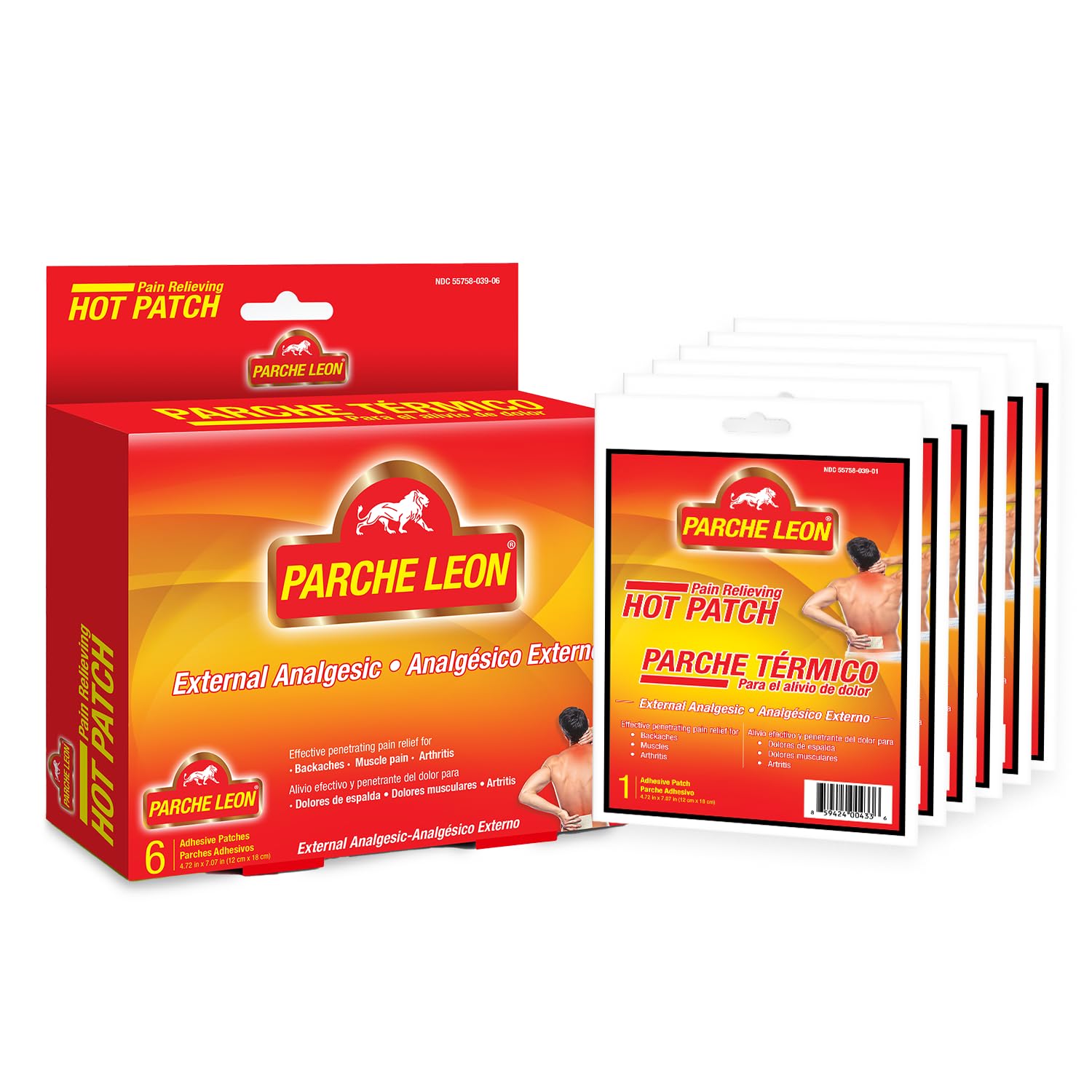 Parche Leon Pain Relief Patches