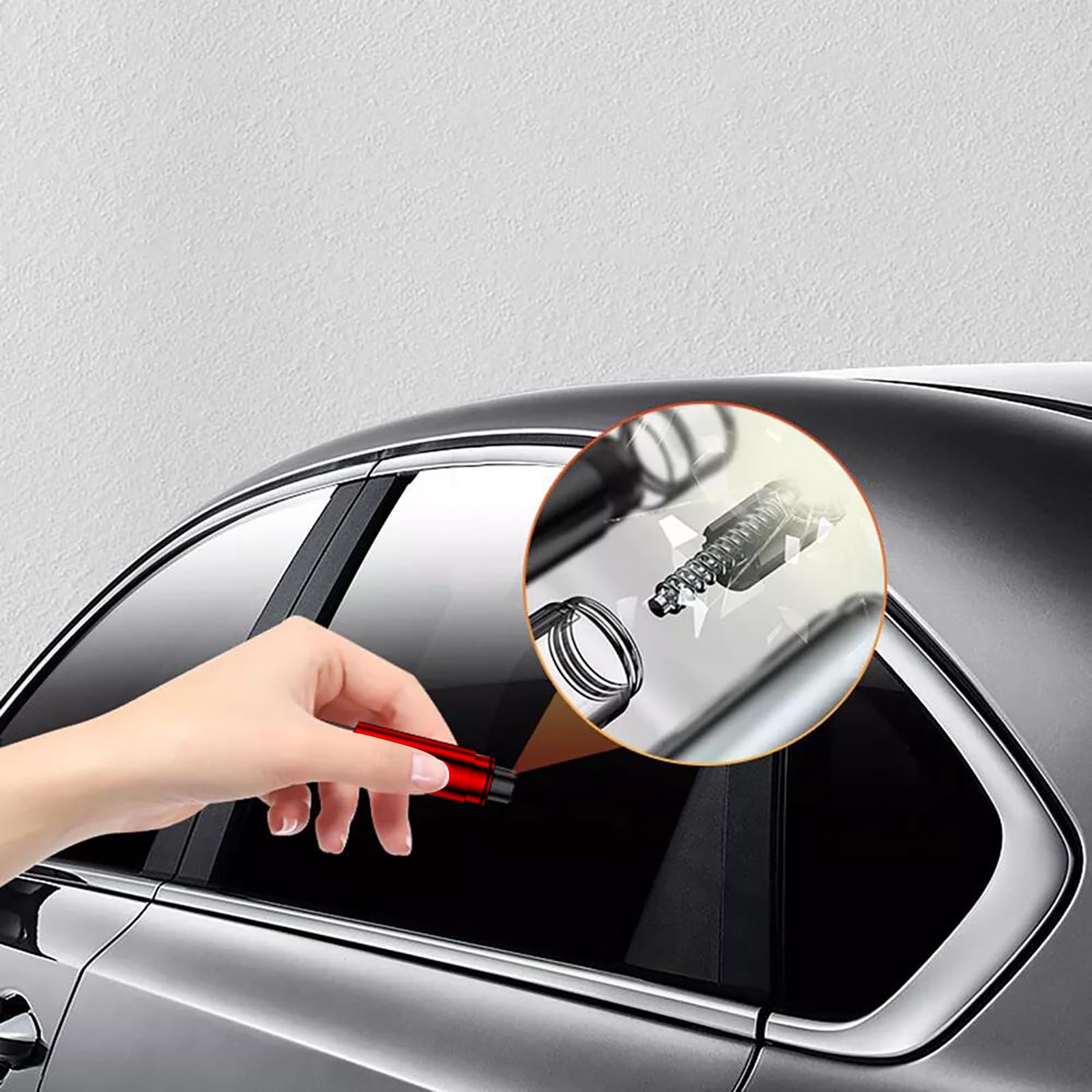 DAGIJIRD 2pcs Emergency Escape Hammer Car Window Glass Tool Breaker Seat Belt Cutter Accessories