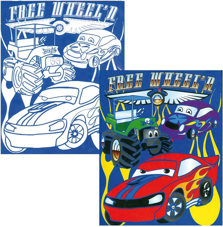 Makro Paper Free Wheel 'D – Poster Colouring Book with Cars