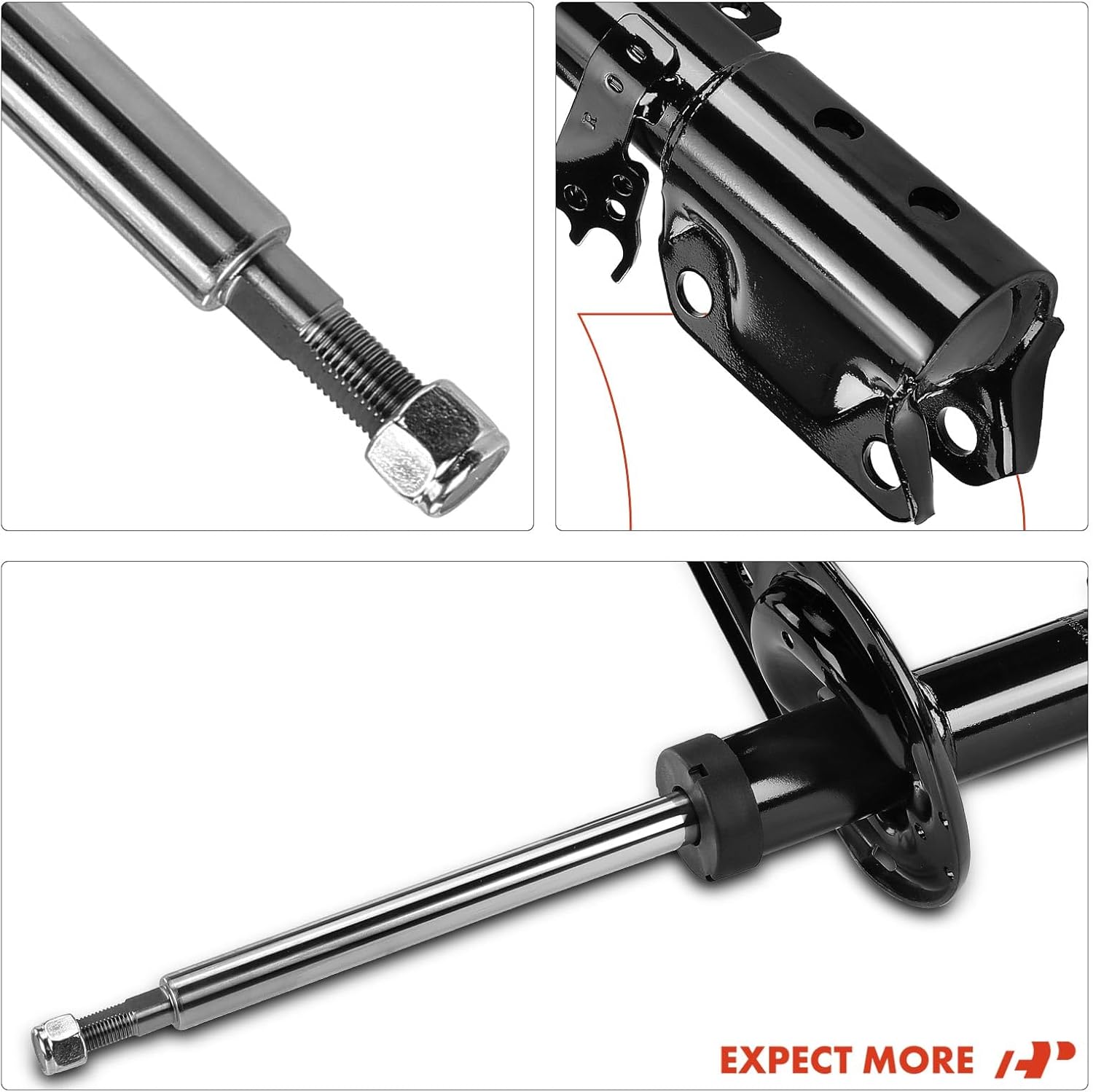 A-Premium Rear Shock Absorber Strut Assembly Compatible with Toyota Camry 2007-2011, Avalon 2008-2012