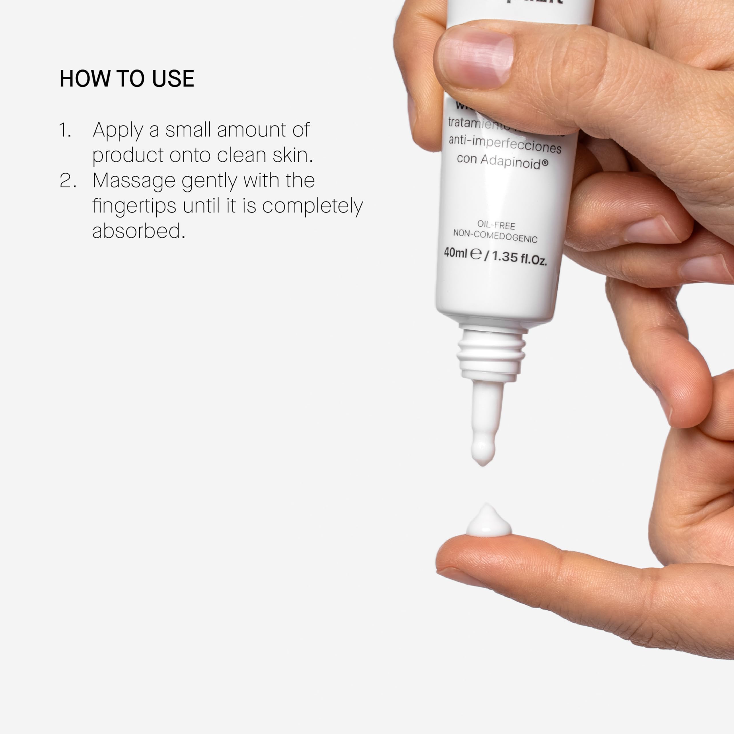 ACNEMY ADAPAZIT Nocny zabieg przeciw niedoskonałościom, 40 ml, z Adapinoid® Retinoid trzeciej generacji, reguluje sebum, poprawia teksturę, redukuje pory i wyrównuje koloryt, delikatna dla wrażliwej
