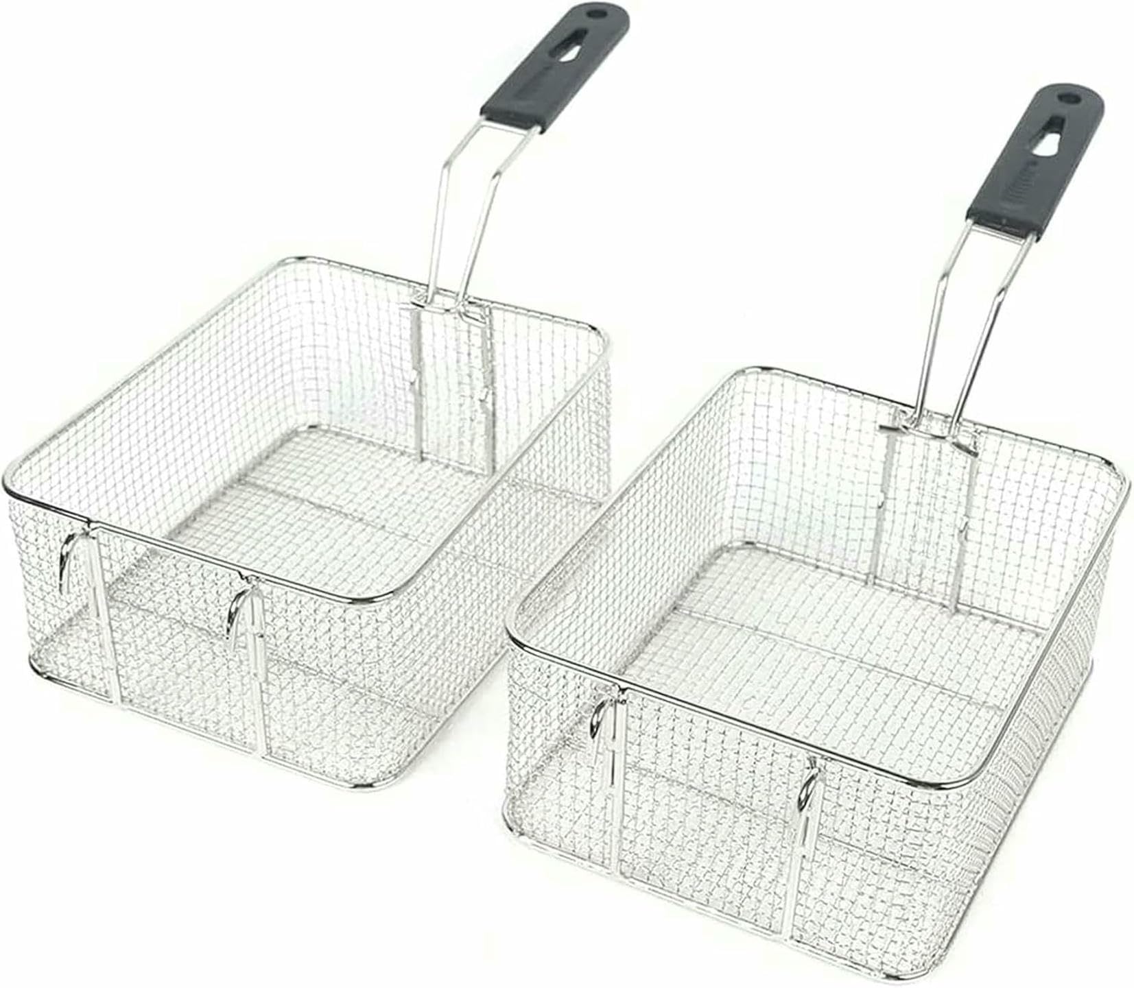 Cesta para freidora de Grasa Comercial de 6 l x 2 Pulgadas, freidora de Gas GLP Comercial de encimera de Acero Inoxidable, freidora de Gas Profesional con Cesta y Pala para Cocina Comercial