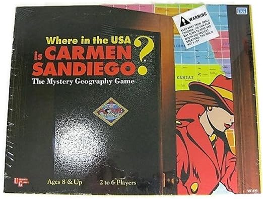 Where in The USA is Carmen Sandiego? (Board Game)