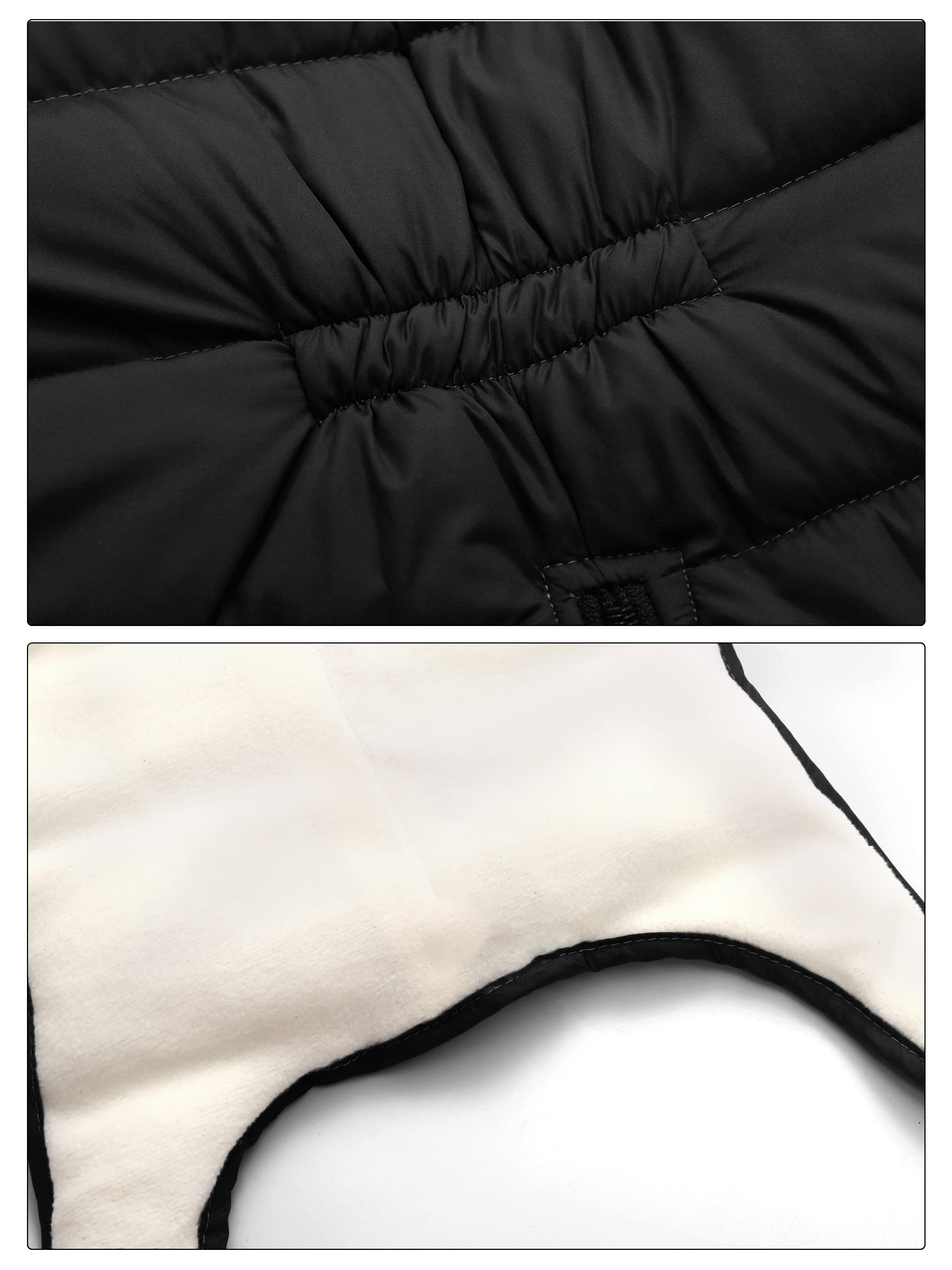 SEAUR Pantalones de nieve para bebé, resistentes al viento, gruesos y cálidos, para invierno, a prueba de viento, para niños, para exteriores, color negro, 2-3 años, 002 negro., 2-3 Años