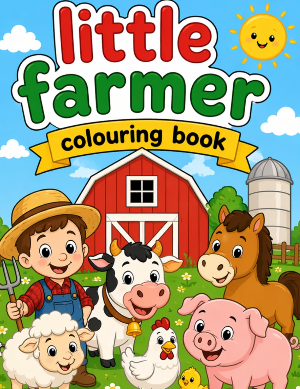 Little Farmer Coloring Book