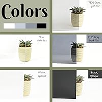 Vista 4 de BuyPlastic - Hoja de plástico de policarbonato transparente, 3/32" x 12" x 24" - Reemplazo de vidrio transparente, resistente a UV, clima y golpes