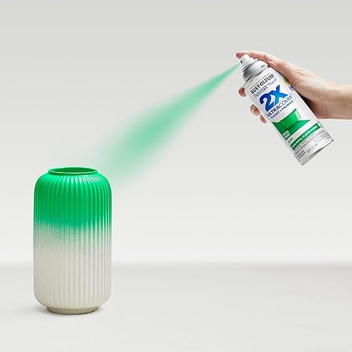 Vista 6 de Rust-Oleum Painter's Touch 2X Ultra Cover 334055 - Pintura en aerosol, 12 onzas, color verde primavera brillante