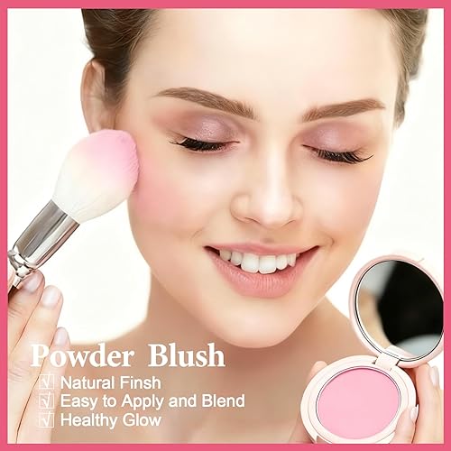 Miniatura 3 de Regalo de Navidad para mujer, juego de 8 cajas de regalo que incluye lápiz labial mate, rubor, resaltador y collar, fácil de crear diferentes