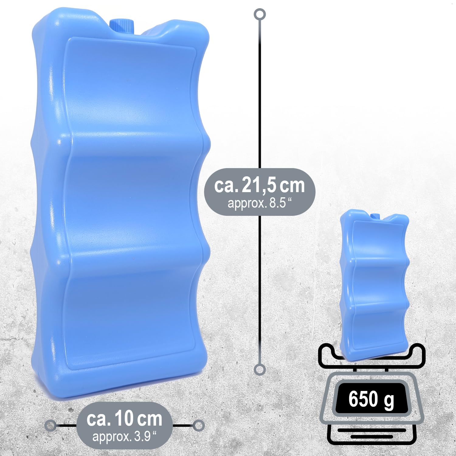 com-four 3 elementi di raffreddamento per lattine e piccole bottiglie – lattine di batteria gelato – confezioni di ghiaccio per frigo e borsa frigo – paletta di raffreddamento per casa e tempo libero