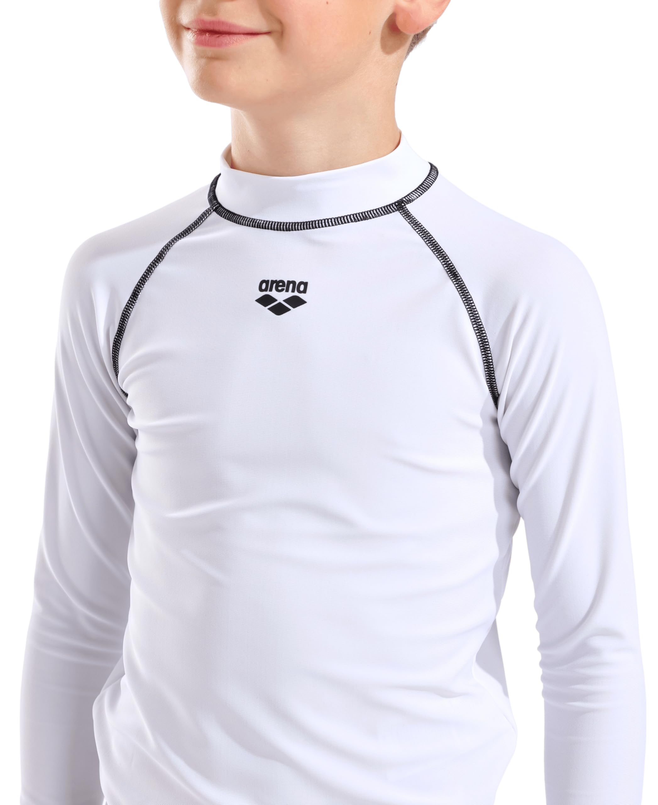 Arena Jungen Unisex Jr Arena Rash Vest L/S Graphic Rash Guard Shirt