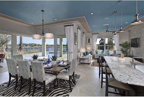 Miniatura 2 de Progress Lighting P5023-09 Brookside Colgantes, 8 pulgadas de diámetro x 7-12 pulgadas de alto, níquel