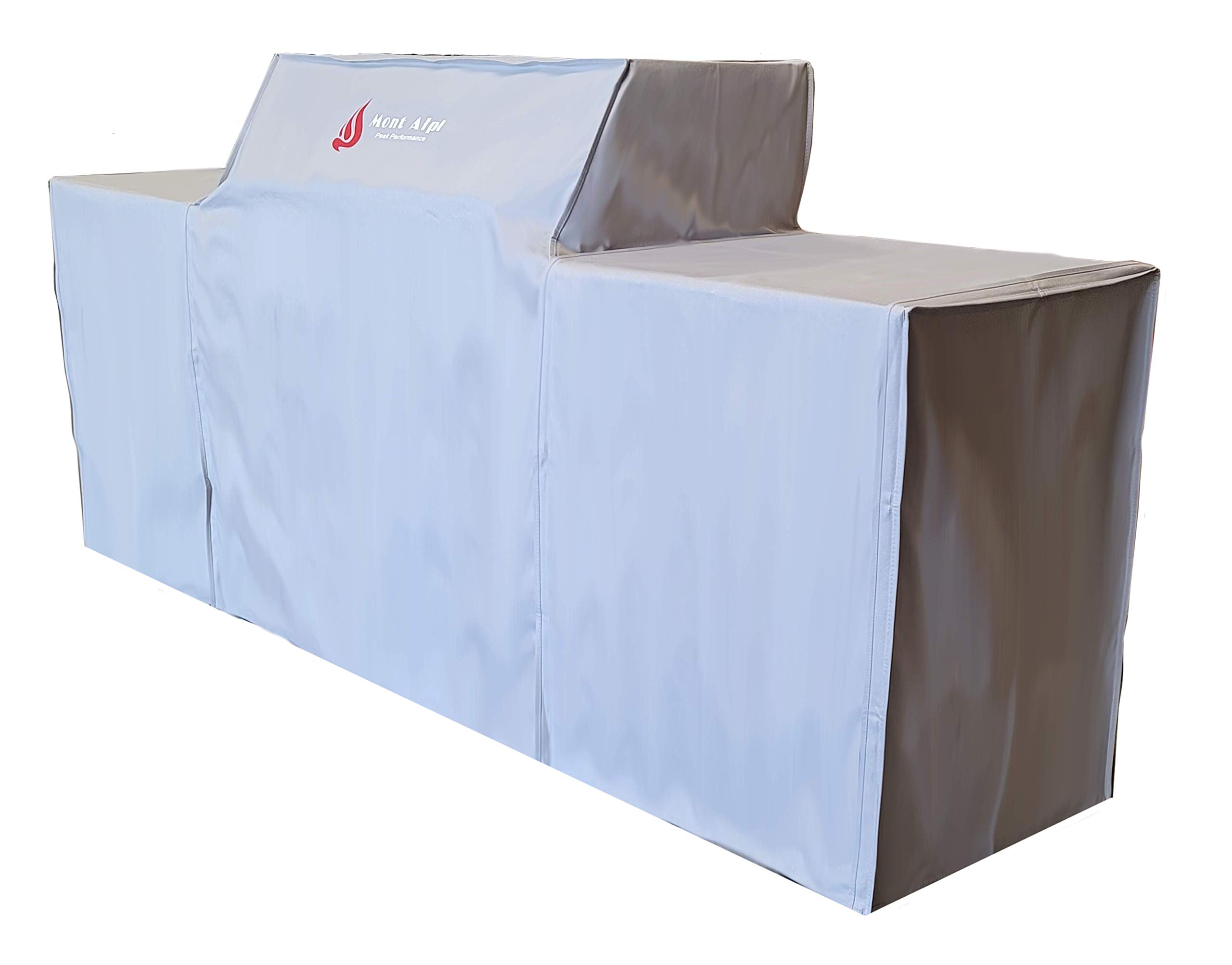 Mont Alpi COVMAi400 Island BBQ Cover, 45" x 90" x 25", Black