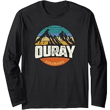 Ouray Colorado Vintage Outdoor Mountain Long Sleeve T-Shirt