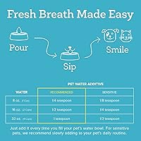 Vista 4 de Oxyfresh Premium Solución de Cuidado Dental para Mascotas, Aditivo para el Agua de Mascotas: La Mejor Manera de Eliminar el Mal Aliento de Perros