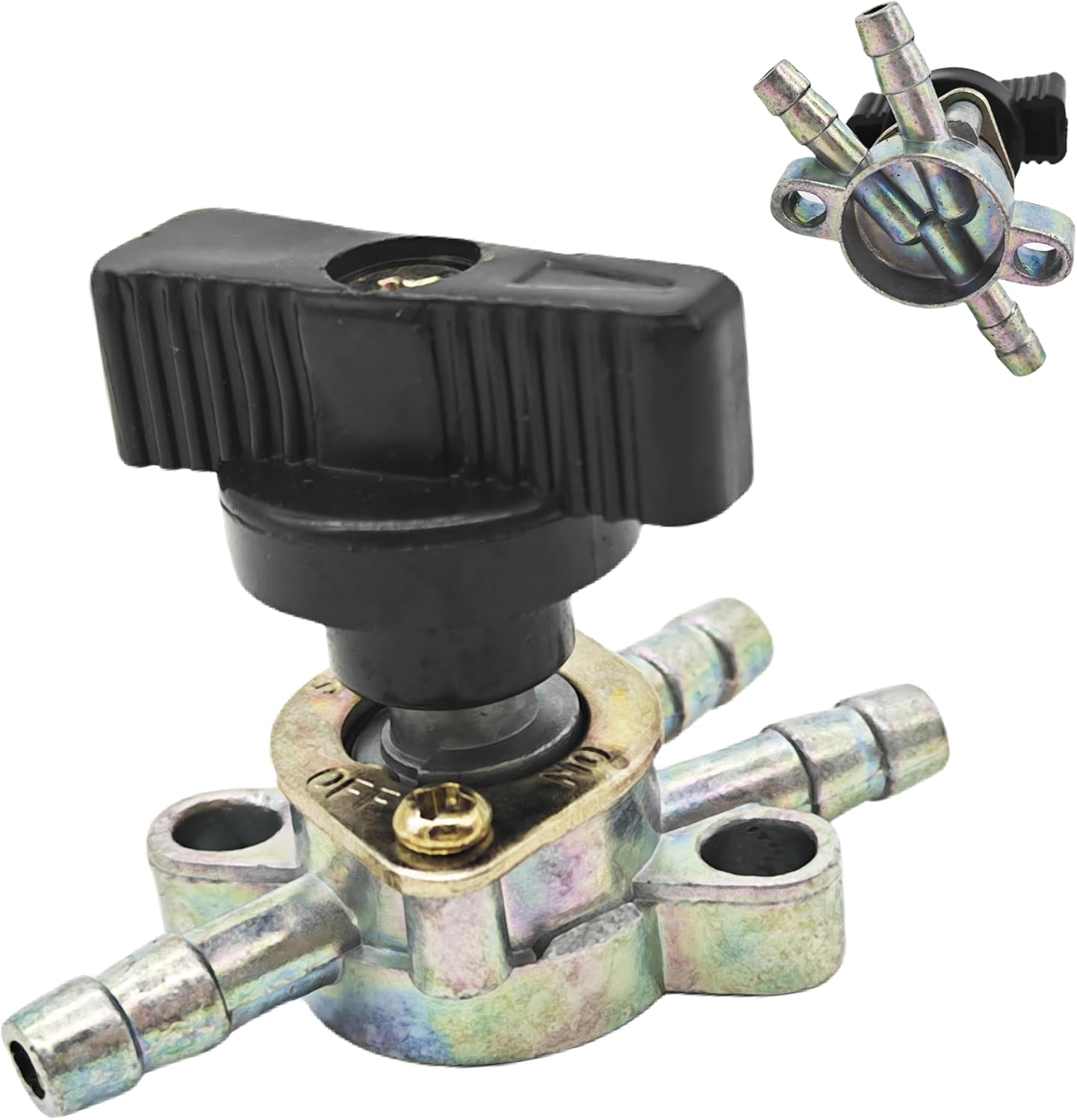 Gas Petcock I-Joy 6mm Gas Fuel Petcock Valve For 50cc-150cc Scooters, ATVs & Dirt Bikes Small Engine Fuel Valve - View #2