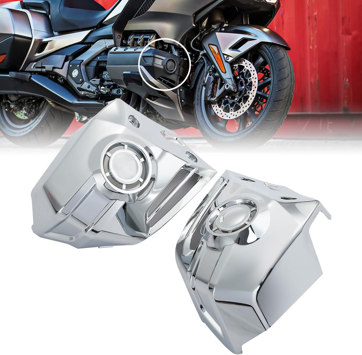 XMT-MOTO Left and Right Lower Cowl Cover Fit For Honda Goldwing 1800 GL1800 2018-2025
