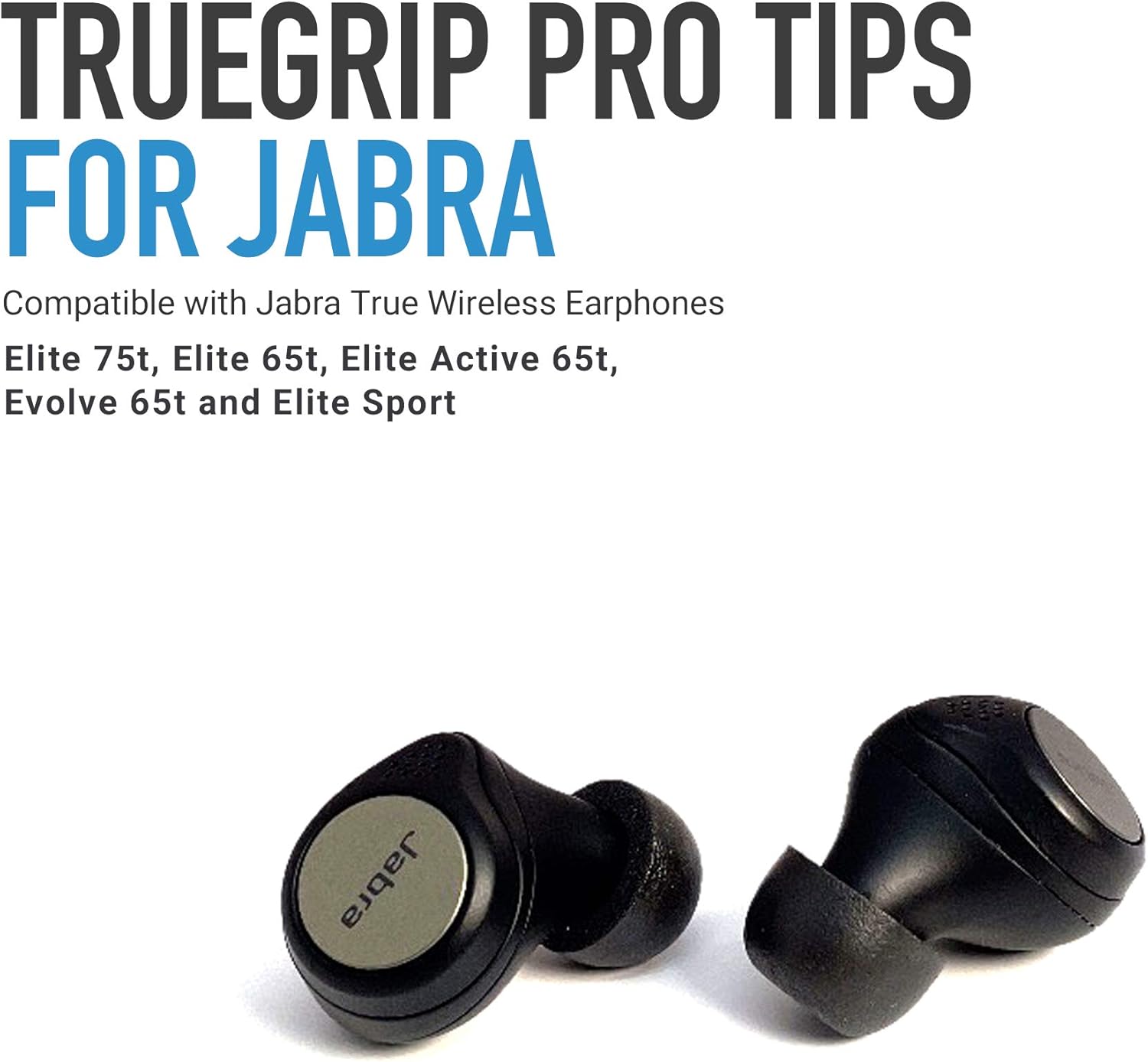 Wireless Earbuds Foam Tips For Jabra Elite Active 75t Ear Buds