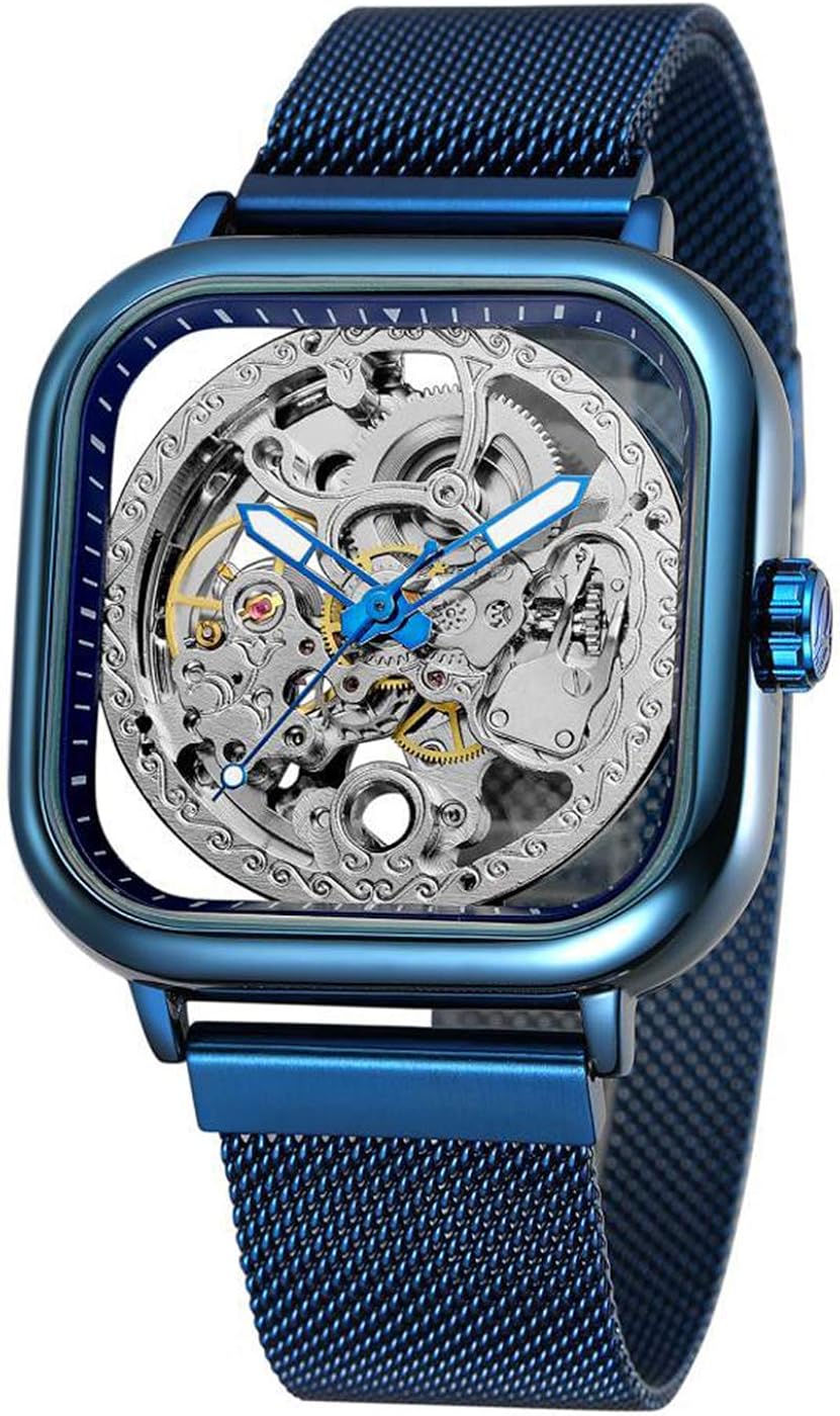 transparent machine watches