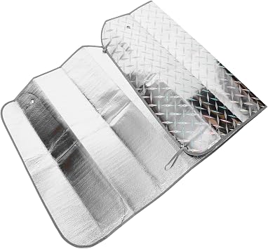 Car Windshield Sun Shade Reflective Vehicle Shade for Heat Insulation Easy to Install Front Window Cover Suitable for Cars Protects Interior from Rays and Keeps Temperature Down