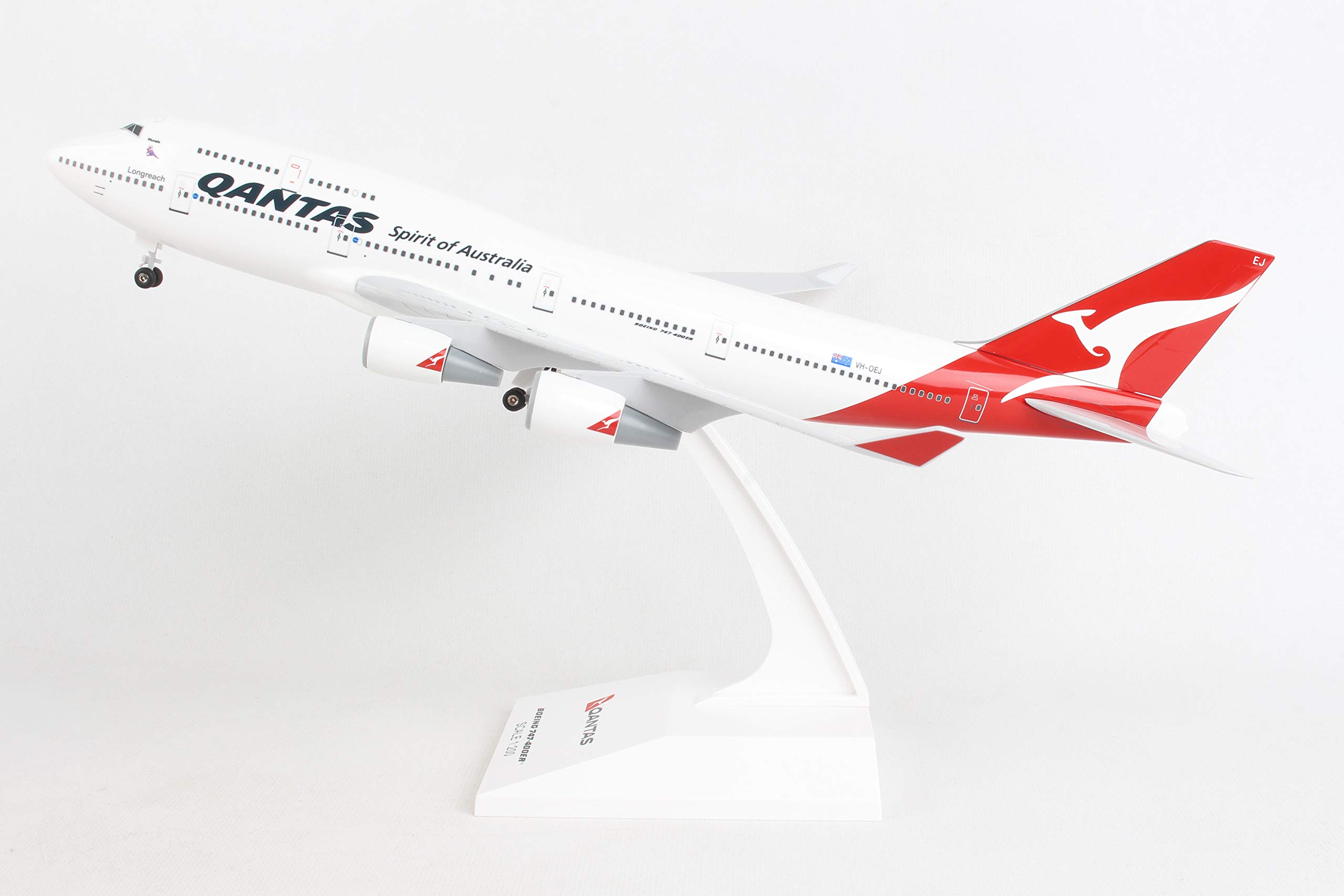 SKY MARKS Qantas レッドモデル Boeing 737-800 Commercial Aircraft 