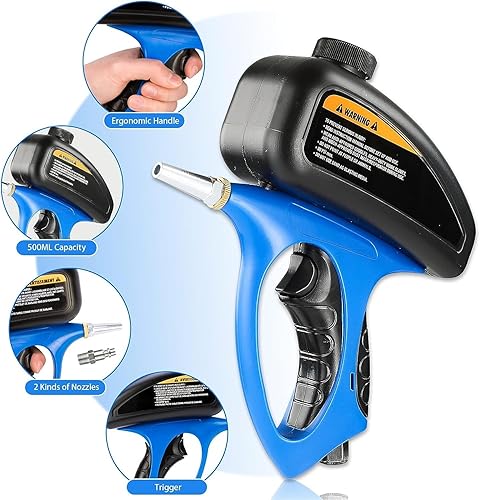 Miniatura 8 de GOTOTOP Kit de chorreo de arena de mano Sandblaster manual neumático anti-chorro de arena Máquina de chorro de arena Pistola de chorro de arena Mini