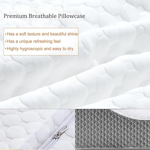 Miniatura 3 de Almohada ortopédica cervical para dormir profunda, comodidad superior para el dolor de cuello, hombros y cuello, 2025