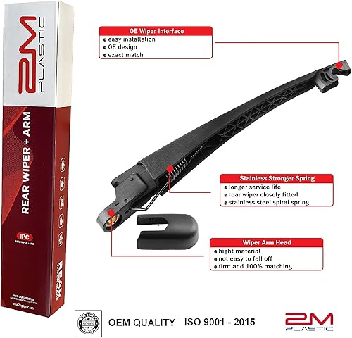 Miniatura 3 de Limpiaparabrisas delantero y trasero para Chevy CRUZE HATCH de 28 pulgadas, 24 pulgadas, 10 pulgadas, 2017-2019, calidad de fabricante original del