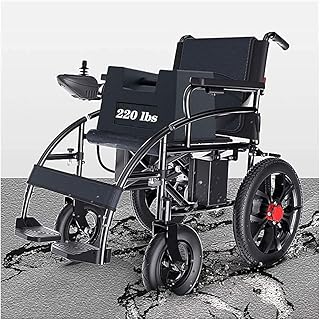 Lekki wózek inwalidzki ，Elektryczna moc składana Lekki w podeszłym wieku Bled czterokołowy automatyczny inteligentny mocny podwójny silnik ，Kontrola z lewej strony