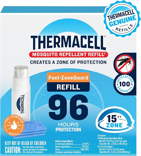 Thermacell Mosquito & Multi-Insect Repellent Refills, Fuel-ZoneGuard