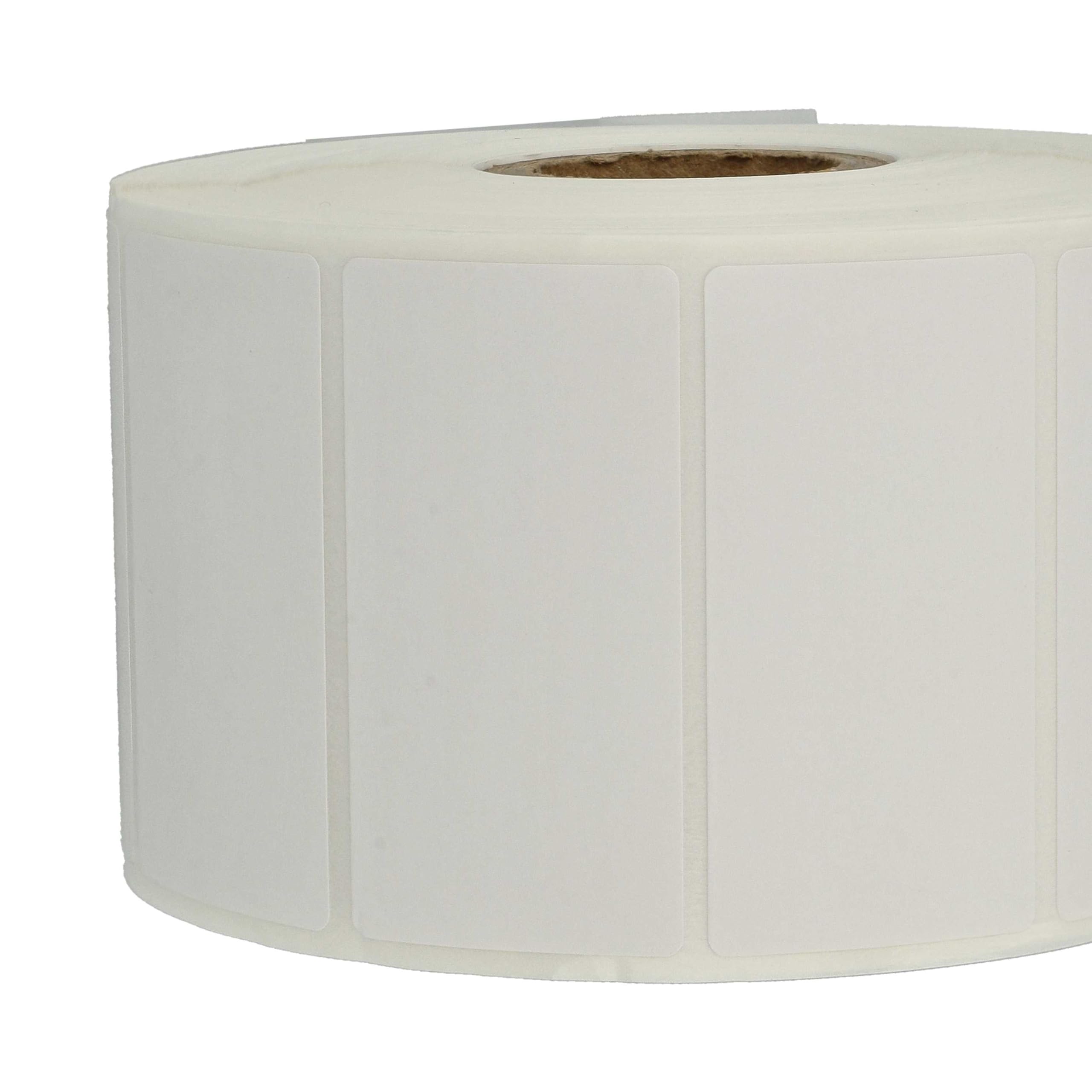 vhbw 10x rotolo etichette 51mm x 26mm (1552 etichette) compatibile con Brother TD-2130, TD-4100N, TD-4100, TD-4000, TD-2130N etichettatrice