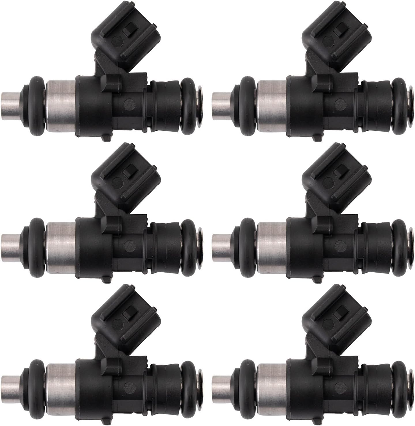 TRQ Fuel Injector Set Compatible with 2009-2012 Ford Escape 2010-2012 Fusion 2009-2011 Mazda Tribute Mercury Mariner 2010-2011 Milan