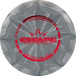 Dynamic Discs Prime Burst Escape Disc Golf Driver | Frisbee Golf Fairway Driver | Neutral Flying Golf Disc | Stamp Colors Will Vary