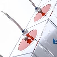 Vista 5 de DEHAO DEHAO - Cubo de almacenamiento de líquidos hecho en Acryli, 4 habitaciones, 1.6 galones, funciona con bomba dosificadora, contenedor