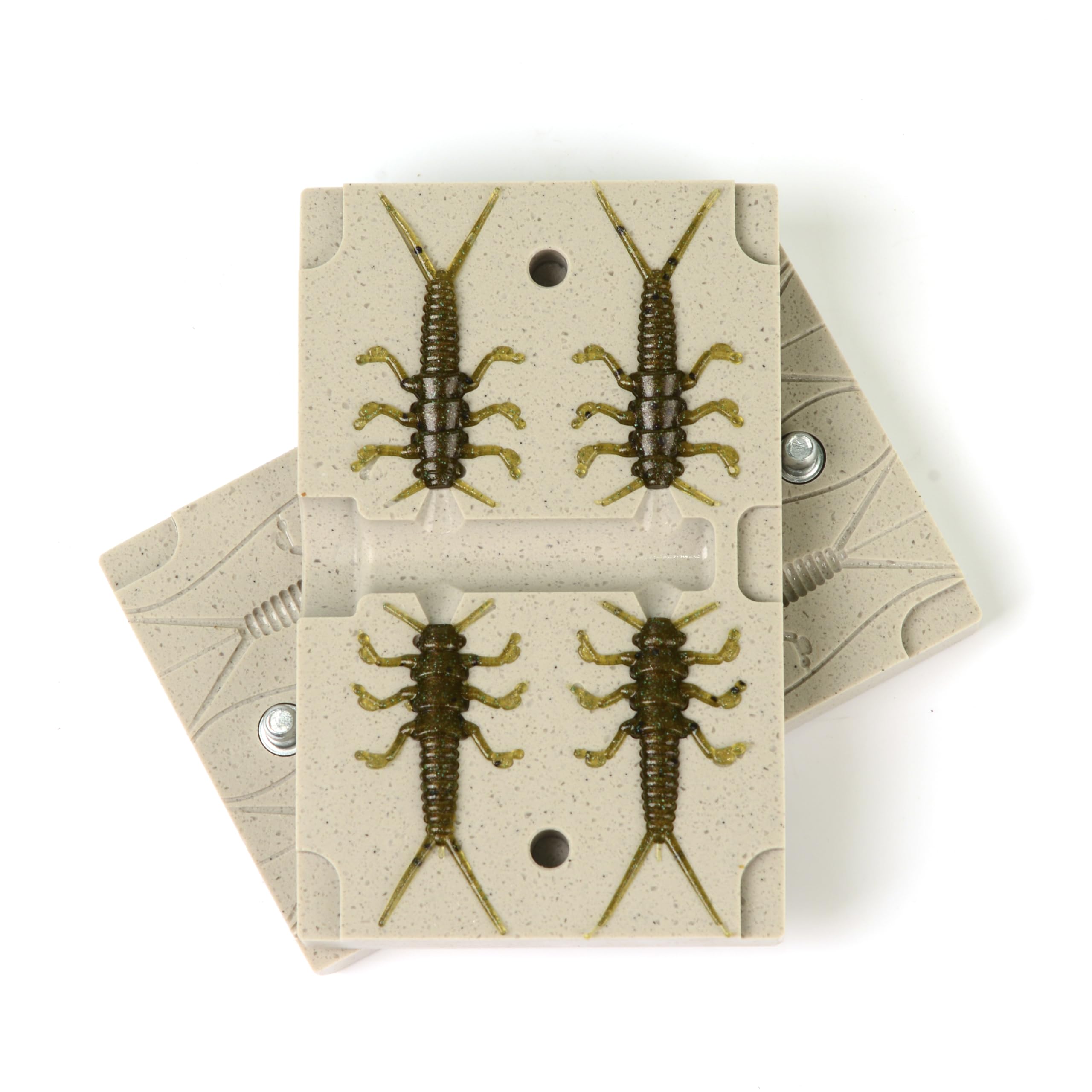 Amazon.com: best_nj Four Cavity Lure Mold Soft Plastiс Lure Making