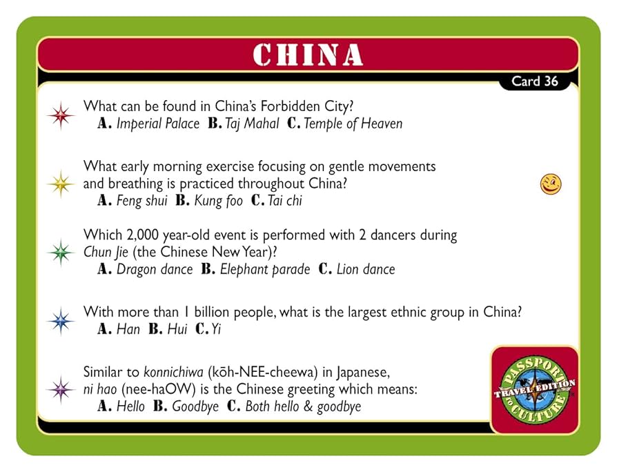 Amazon.co.jp: Passport to Culture - Travel Edition : おもちゃ