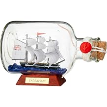 Nauticalia 14cm HMS Endeavour Ship-in-Bottle