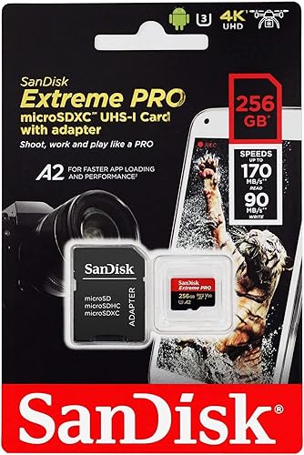 Miniatura 2 de SanDisk Tarjeta microSDXC UHS-I de 256 GB extrema con adaptador - SDSQXAO-256G-GN6MA