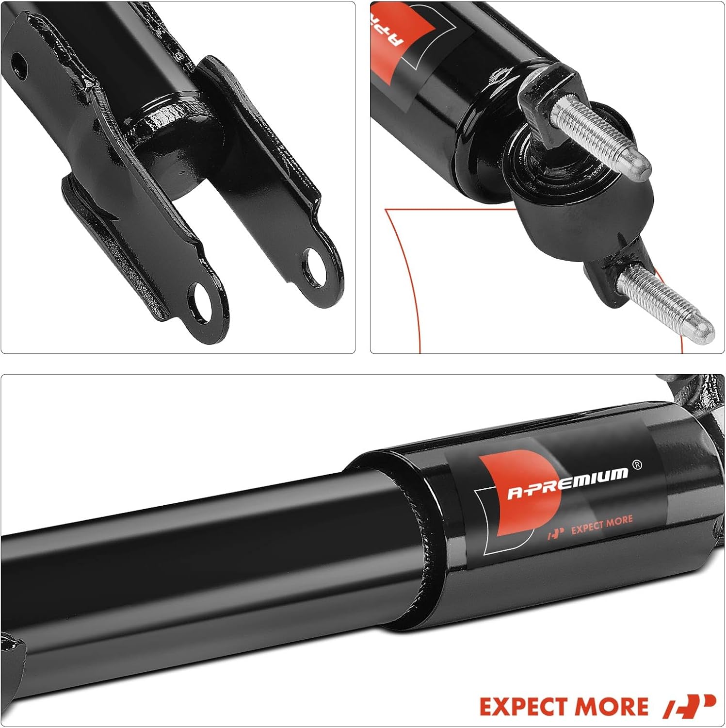 A-Premium Front Pair (2) Shock Absorber Compatible with Chevrolet Silverado 2500 HD 2011-2022, Silverado 3500 HD 2011-2020 & GMC Sierra 2500 HD 2011-2019, Sierra 3500 HD 2011-2020