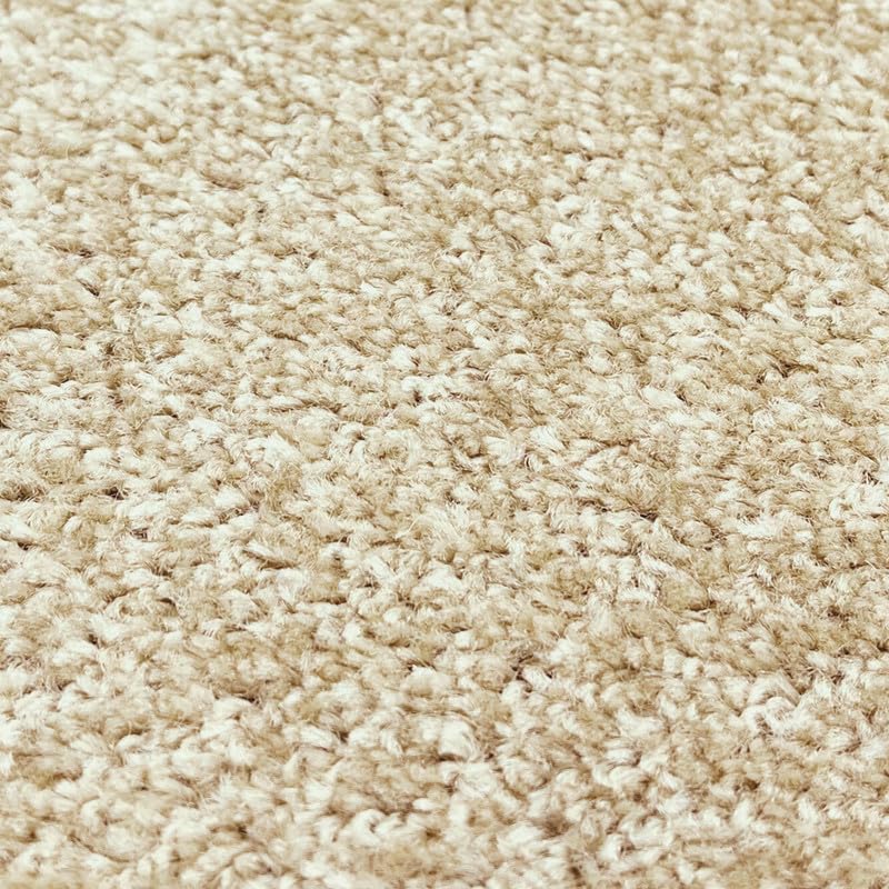 Tuda Carpets | Imperial 6.5mm Pile Budget Carpet with Felt Backing, 8.5mm Total Height | Honey Sand (71) - 4m x 3m (13ft1" x 9ft10")