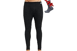 Merino Wool 100% Warm Long Underwear Thermal Bottoms for Men