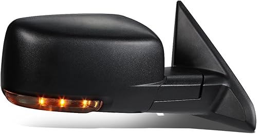 Miniatura 8 de DNA Motoring TWM-037-OE-T888-BK-L Espejo de remolque con descongelador con calefacción, lado izquierdo del conductor, con señal de giro+luz de