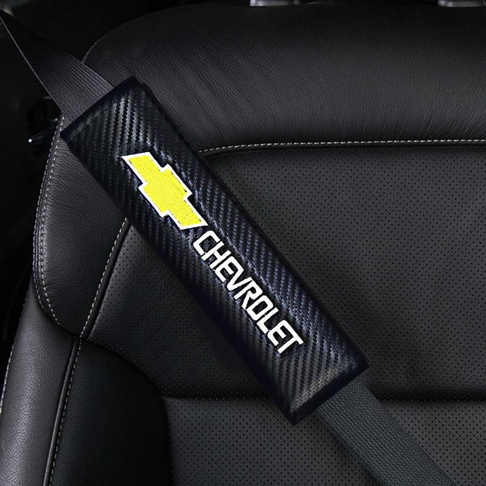 ANKOYS 2Pack Car Seat Belt Cover Pad Carbon Fiber Embroidered Shoulder Protector Pad Belt Strap Cover Seatbelt Cover Neck Pads for Adult Children : Automotive