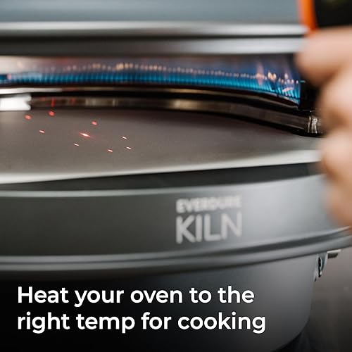 Miniatura 4 de Everdure Pistola de temperatura infrarroja para hornos de pizza, termómetro láser digital IR de lectura instantánea, grados Celsius y Fahrenheit,