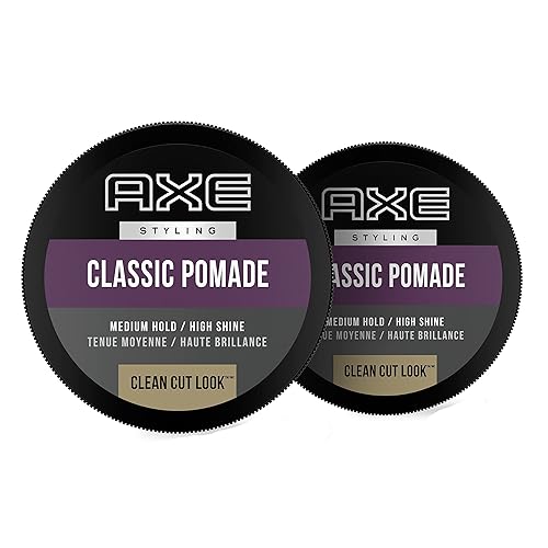 Pomada para cabello AXE aspecto corte limpio, clásica 2.64 onzas, 2 en total, aspecto limpio, clásico