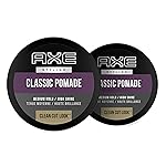 Axe Pomade: Medium Hold and Natural Finish for Easy Styling, 2.64oz (2 Count)