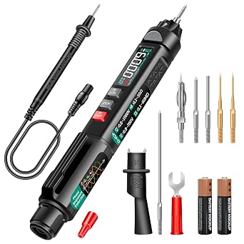 ANENG Pen Type Digital Multimeter AC/DC Voltage Tester 6000 Count Intelligent Professional Current Meter Contactless Voltmeter Sensor Pen Test Resistance, Continuity, Capacity, Diode, Live Wire