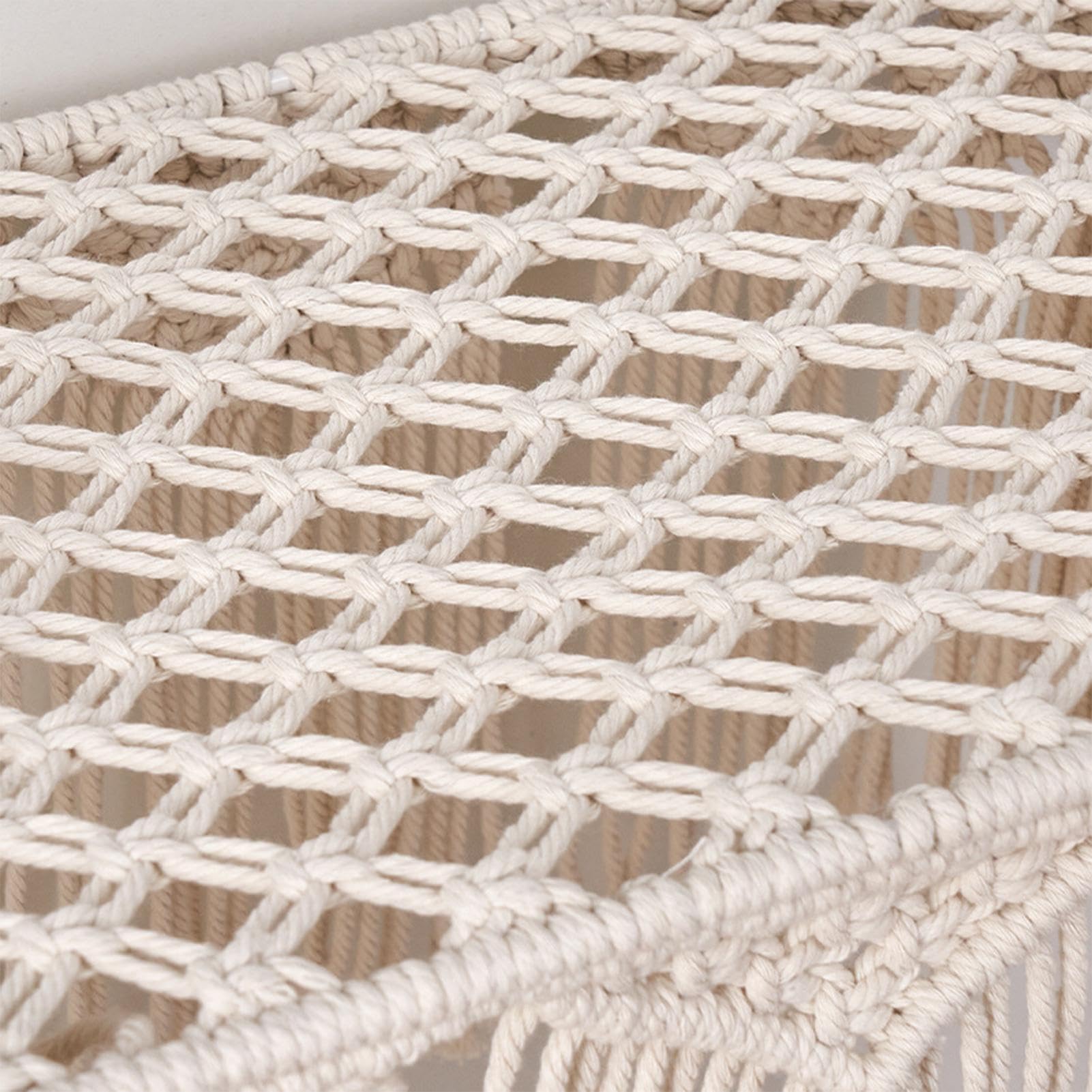 Katzenpfahl auf Fenster montiertes Regalbett - Macrame Katzenhängematte