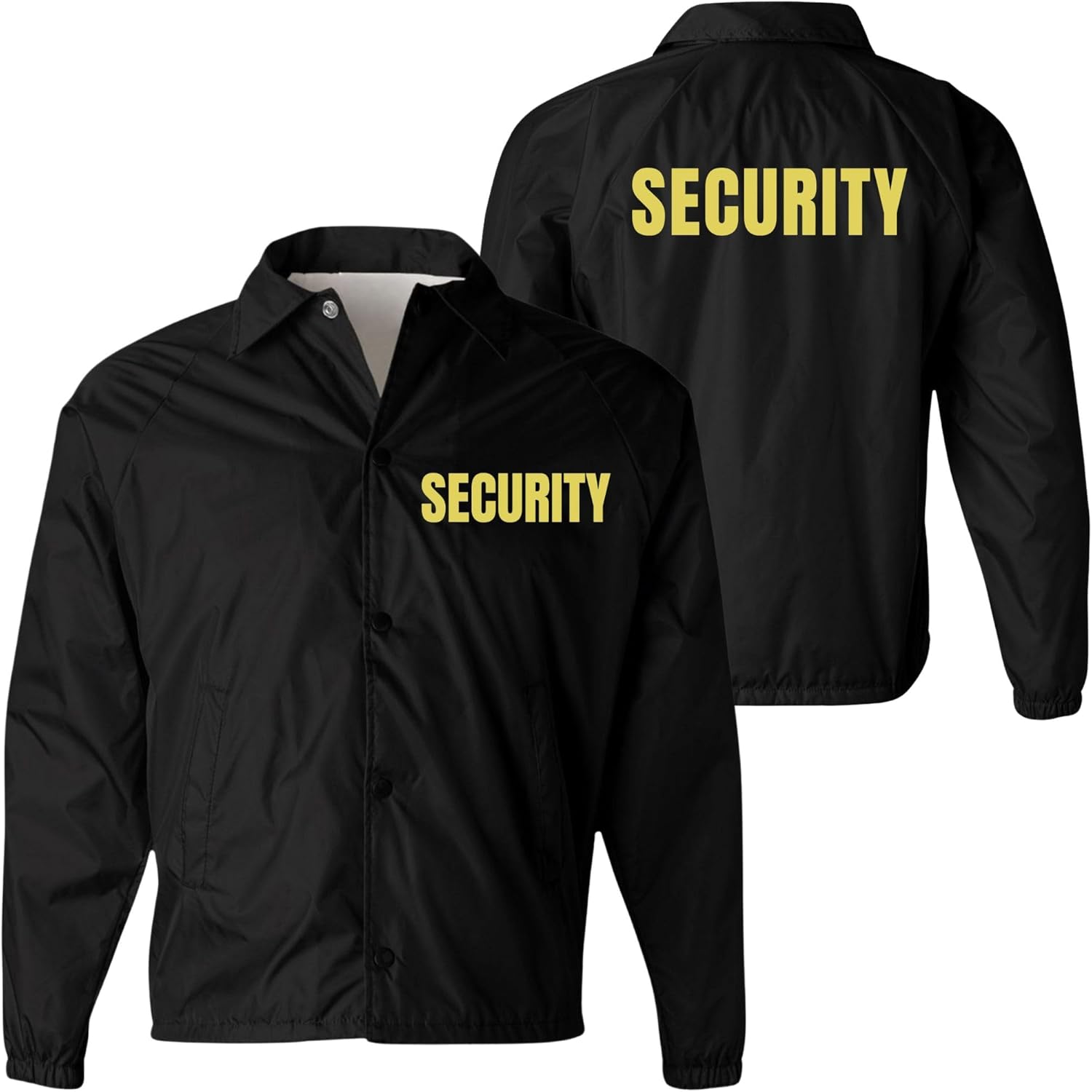 Army Universe Security Jacket Double Sided Lightweight Coaches Guard Bouncer Windbreaker Coat